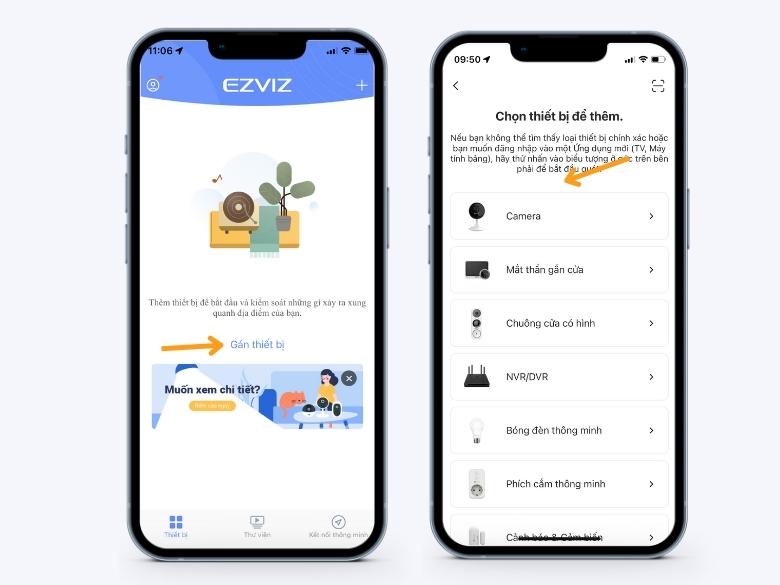 Cài đặt camera ezviz trên điện thoại