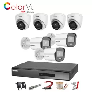 Lắp Trọn Bộ 8 Camera Hikvision IP 2MP ĐÊM CÓ MÀU Hải Phòng